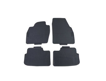 Rubberen vloermatten - VW Polo AW1 BZ1 - Zwart - 4 stuks