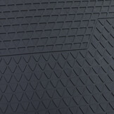 Rubberen vloermatten geschikt voor VW Polo AW1 BZ1 - Zwart - 4 stuks