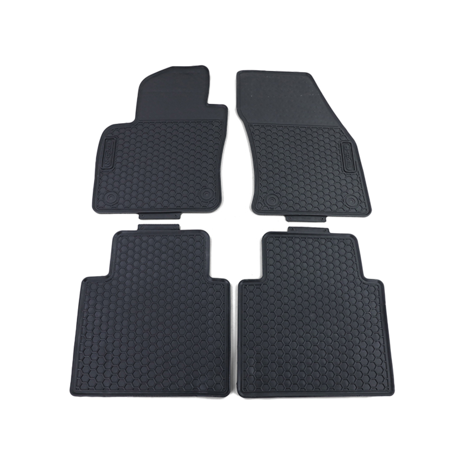 Rubberen vloermatten - VW Tiguan AD1 vanaf 16 - 4 delig - zwart