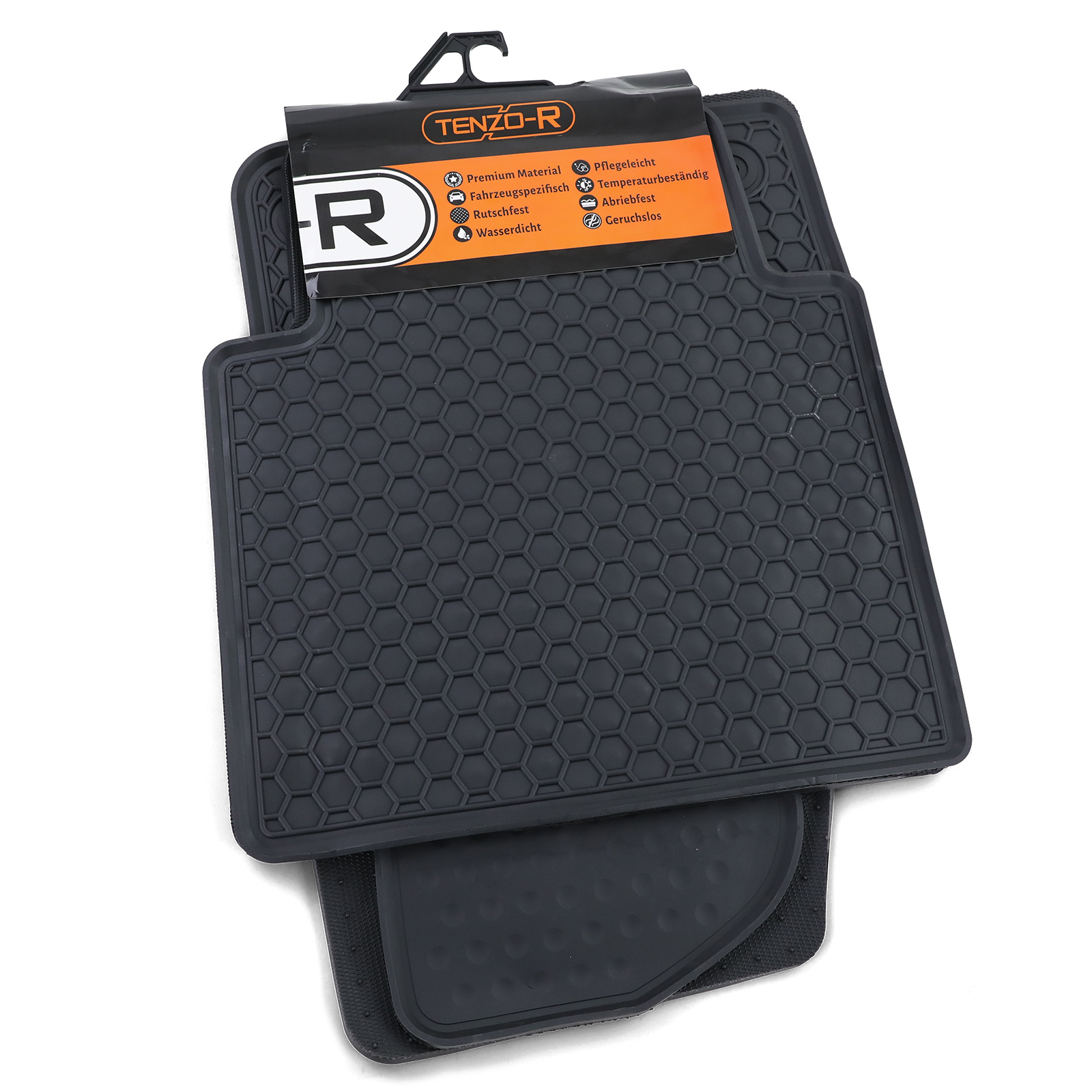 Rubberen vloermatten geschikt voor VW Tiguan AD1 vanaf 16 - 4 delig - zwart