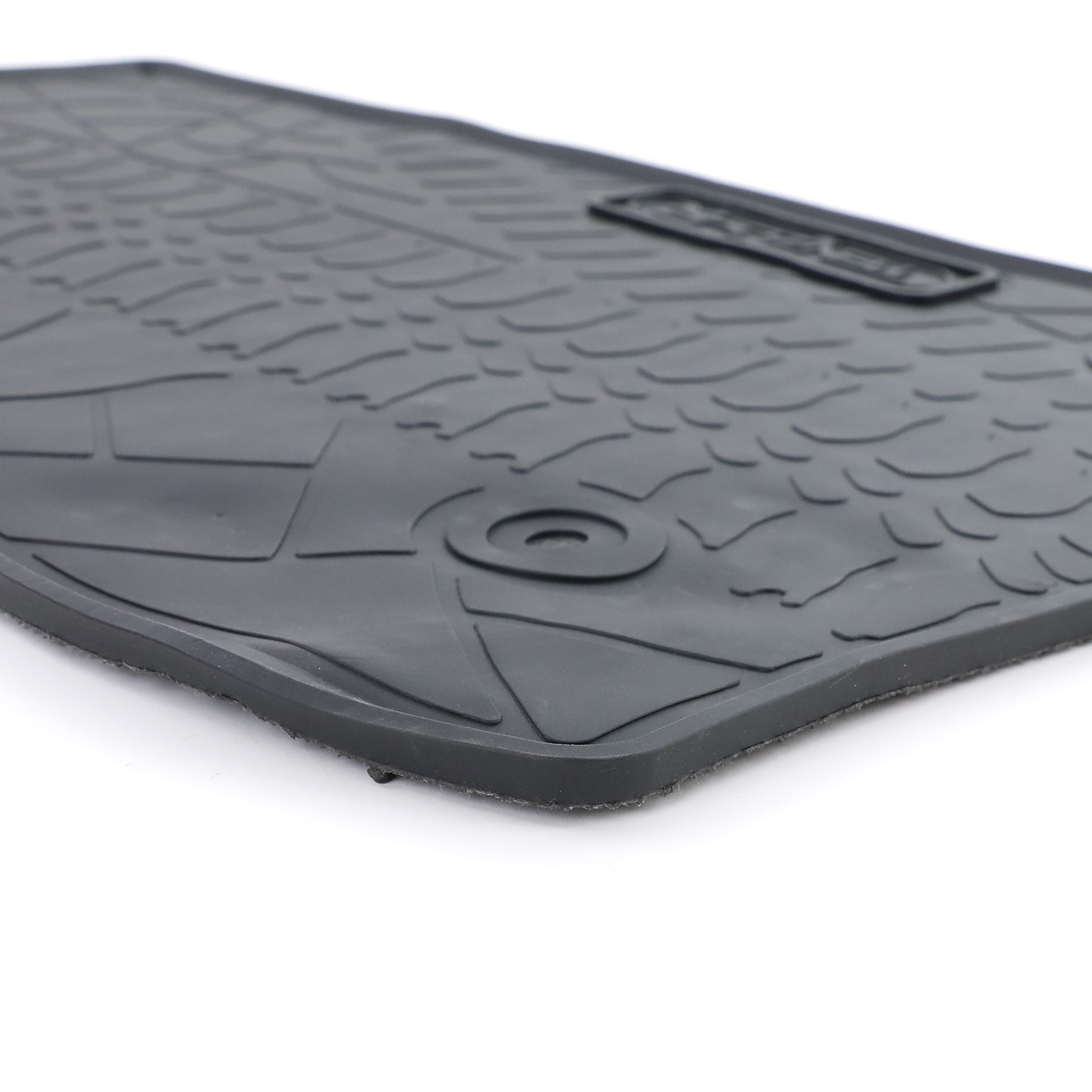 Rubberen vloermatten - Jeep Wrangler type JK - 4 stuks - zwart