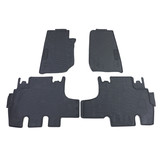 Rubberen vloermatten - Jeep Wrangler type JK - 4 stuks - zwart