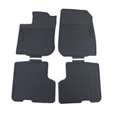 Rubberen vloermatten set - Dacia Logan 2 Sandero 2 - Premium kwaliteit - Zwart