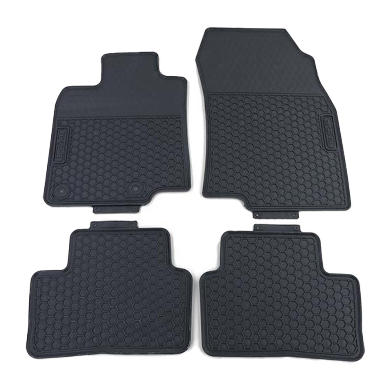 Rubberen vloermatten - Renault Kadjar HA HL vanaf 2015 - Premium kwaliteit - Zwart
