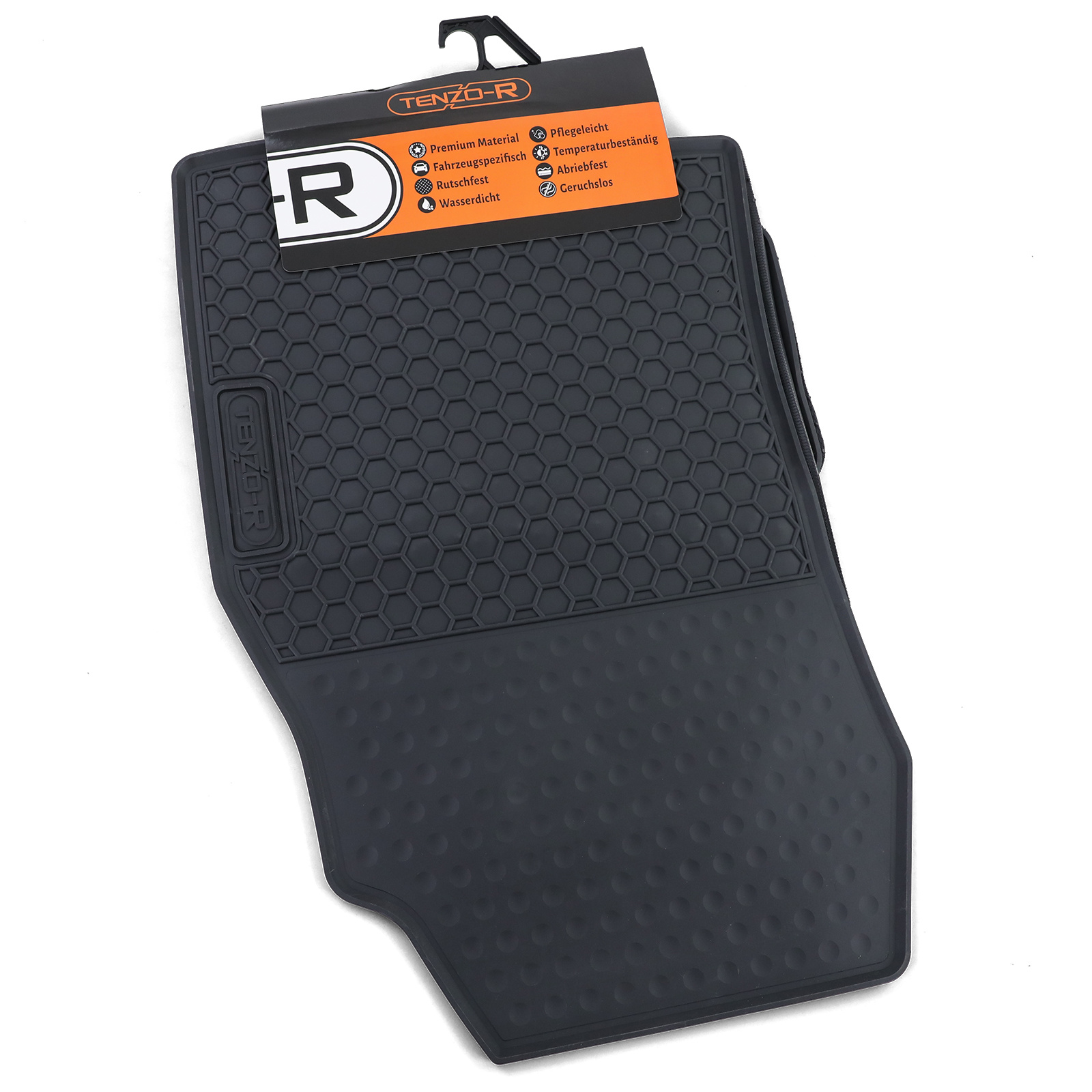 Rubberen vloermatten geschikt voor Renault Kadjar HA HL vanaf 2015 - Premium kwaliteit - Zwart