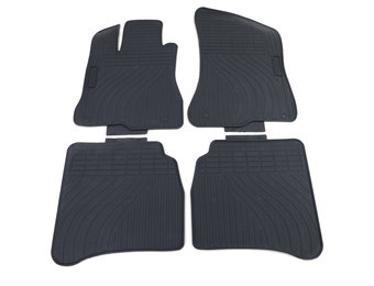 Rubberen vloermatten - Mercedes S-Klasse W221 05-13 - 4 stuks - Zwart