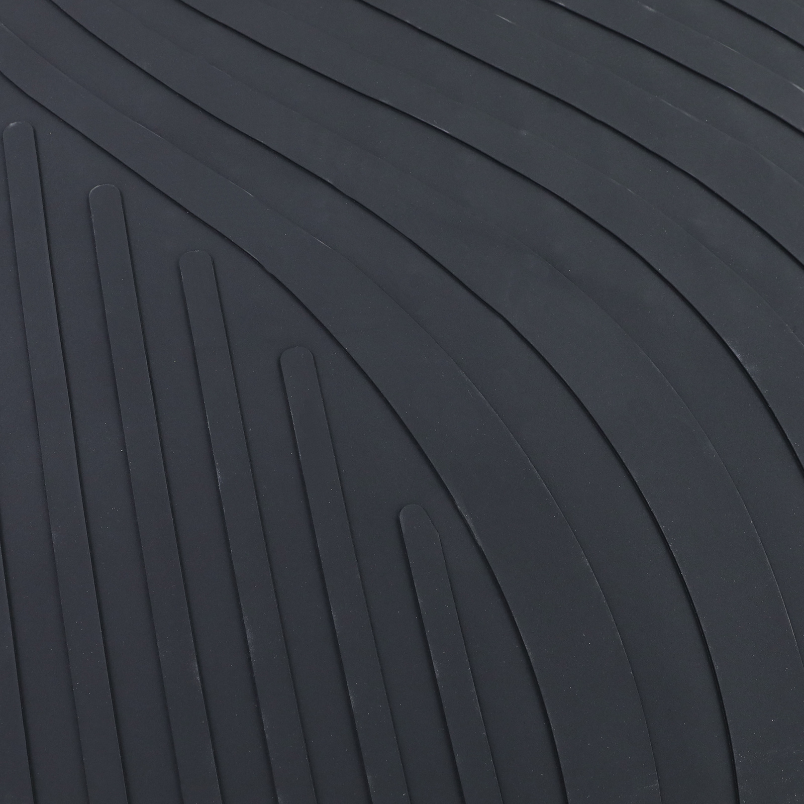 Rubberen vloermatten geschikt voor Mercedes S-Klasse W221 05-13 - 4 stuks - Zwart