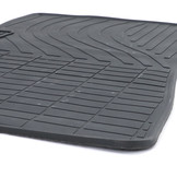 Rubberen vloermatten geschikt voor Mercedes C-Klasse W202 S202 - Zwart - 4 stuks