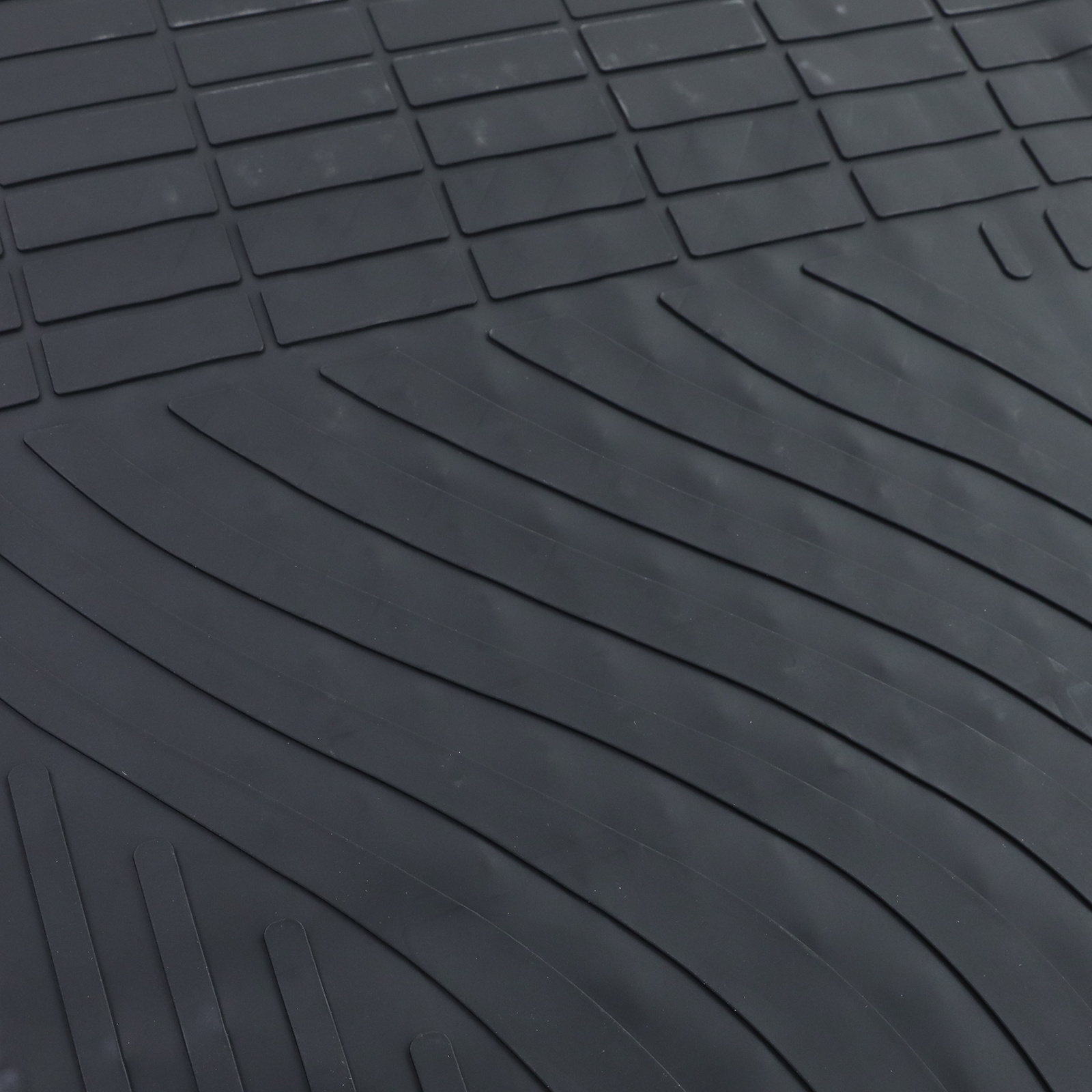 Rubberen vloermatten - geschikt voor Peugeot 2008 '14 - Zwart - 4 stuks