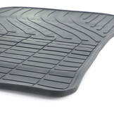 Rubberen vloermatten - geschikt voor Peugeot 2008 '14 - Zwart - 4 stuks