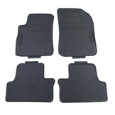 Rubberen vloermatten - Peugeot 2008 '14 - Zwart - 4 stuks