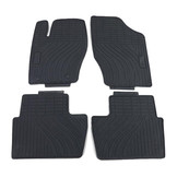 Rubberen vloermatten geschikt voor Peugeot 307 00-14 - Premium kwaliteit - Zwart