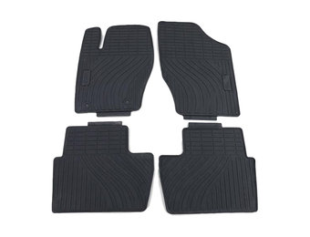 Rubberen vloermatten - Peugeot 307 00-14 - Premium kwaliteit - Zwart
