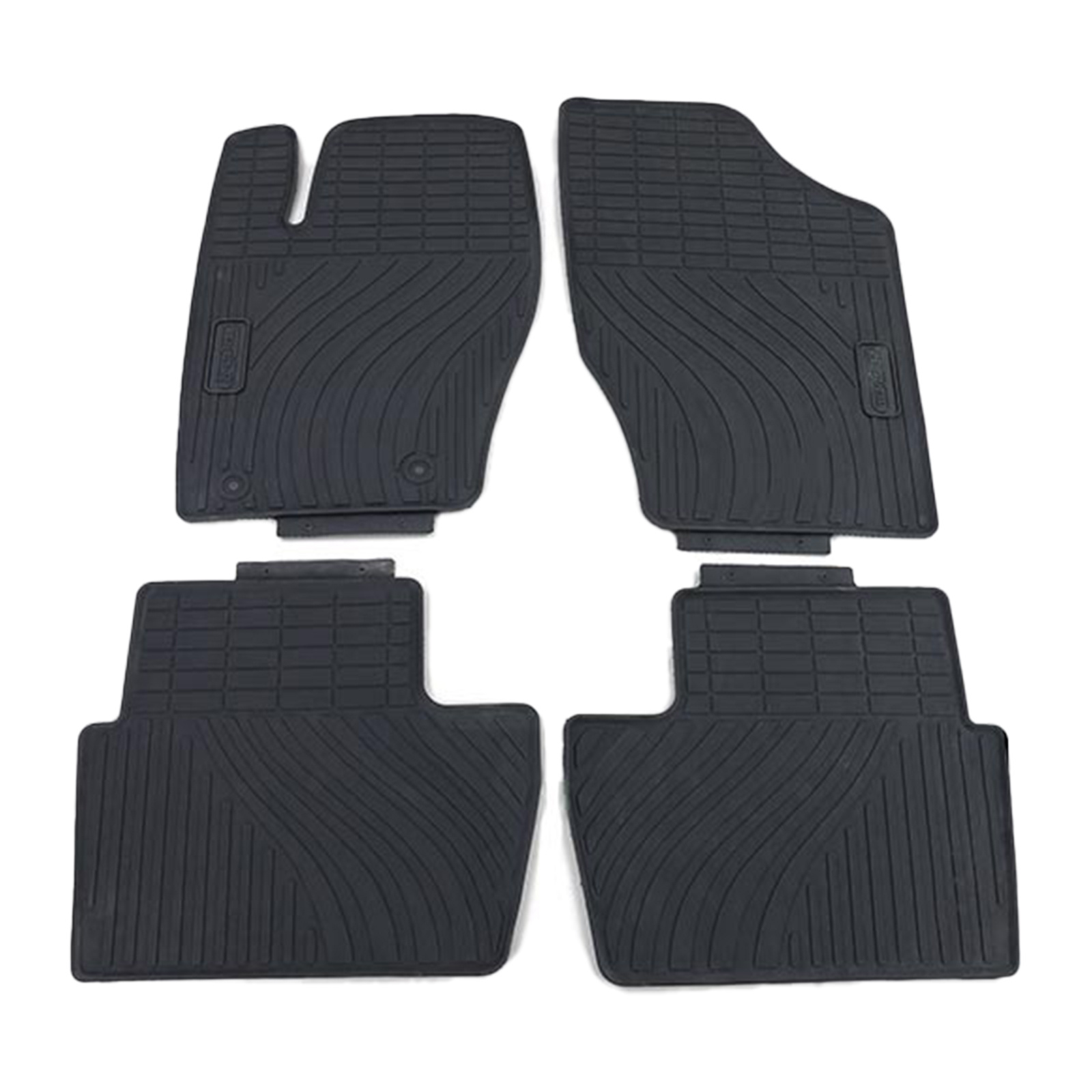 Rubberen vloermatten - Peugeot 307 00-14 - Premium kwaliteit - Zwart