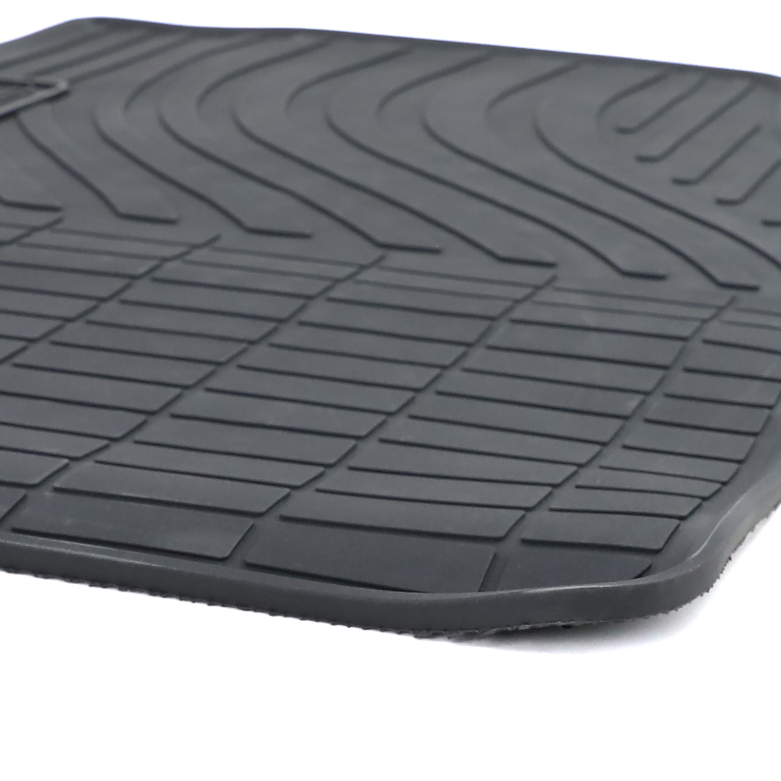 Rubberen vloermatten geschikt voor Peugeot 307 00-14 - Premium kwaliteit - Zwart