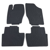 Rubberen vloermatten - Peugeot 307 00-14 - Premium kwaliteit - Zwart
