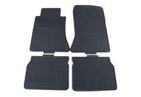 Rubberen vloermatten geschikt voor Mercedes E-Klasse W124 84-97 - Premium kwaliteit - Zwart