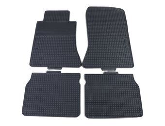 Rubberen vloermatten - Mercedes E-Klasse W124 84-97 - Premium kwaliteit - Zwart