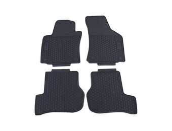 Premium rubberen vloermatten - Skoda Octavia 1Z3 1Z5 04-13 - zwart - 4 stuks