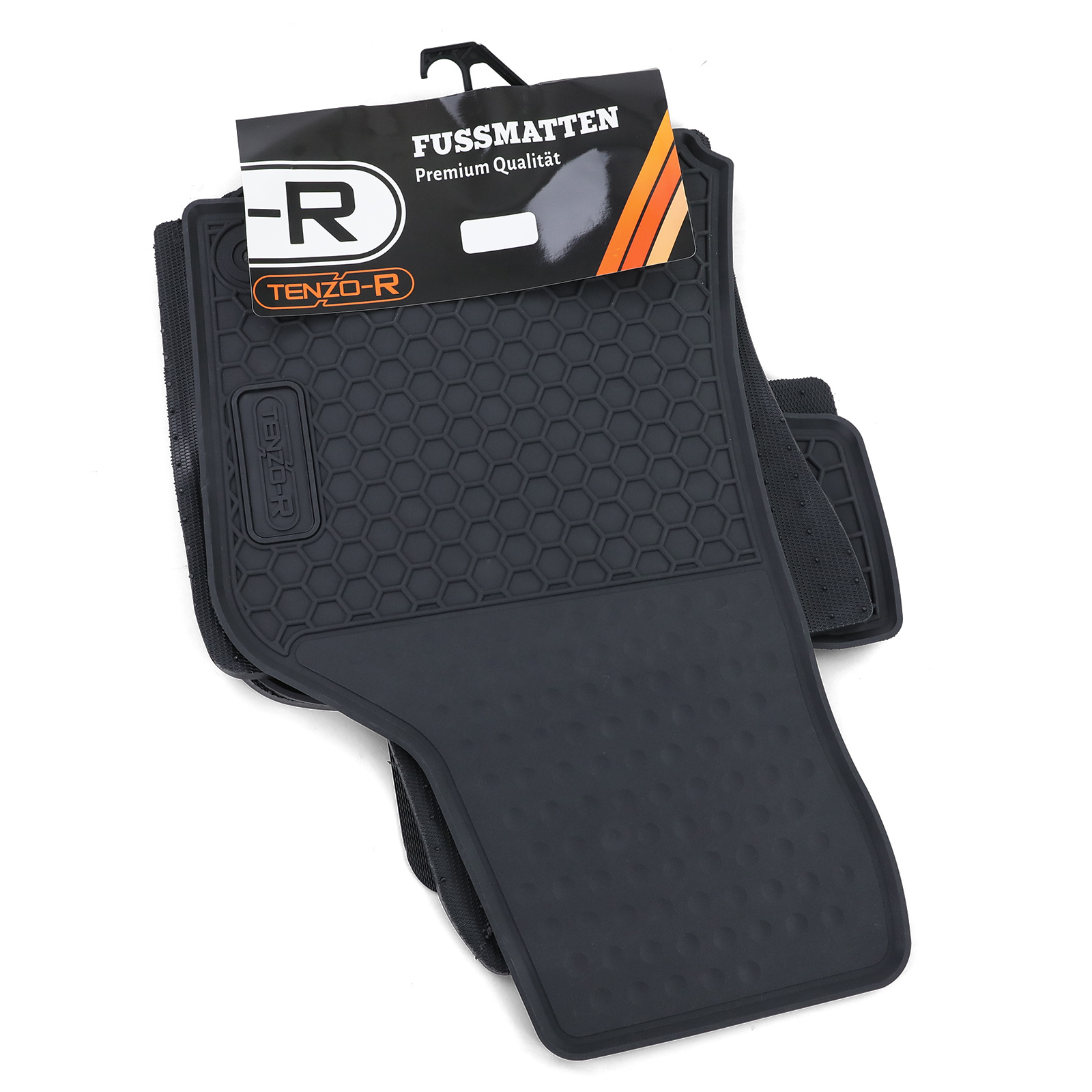 Premium rubberen vloermatten geschikt voor Skoda Octavia 1Z3 1Z5 04-13 - zwart - 4 stuks