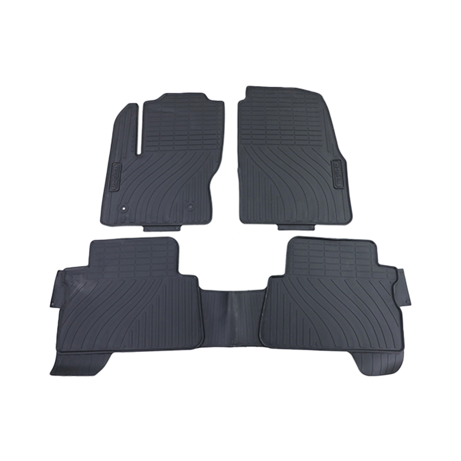 Rubberen vloermatten - Ford Kuga 2 DM2 - Premium kwaliteit - 3-delig