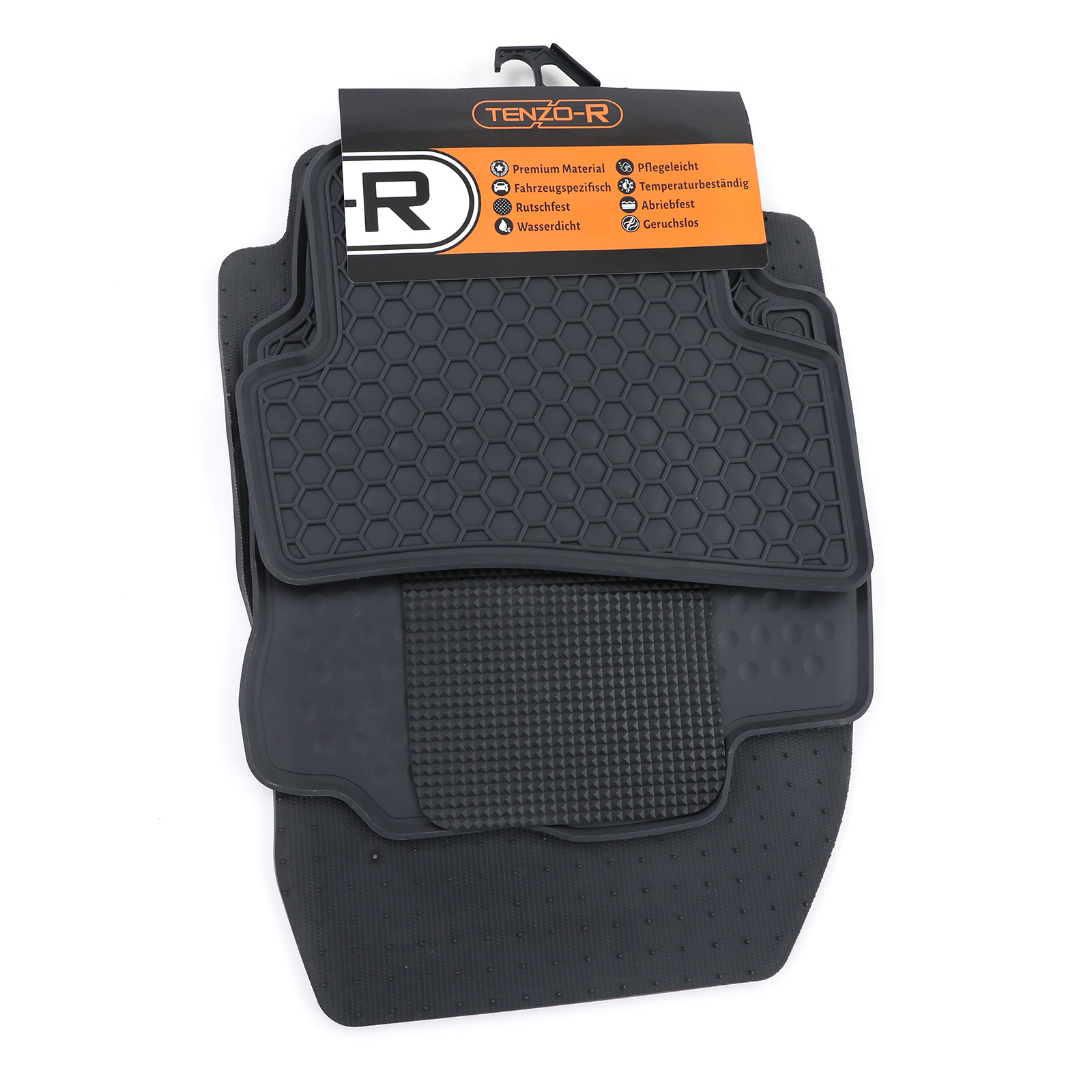 Rubberen vloermatten - Renault Captur J5 H5 - Zwart - 4 stuks