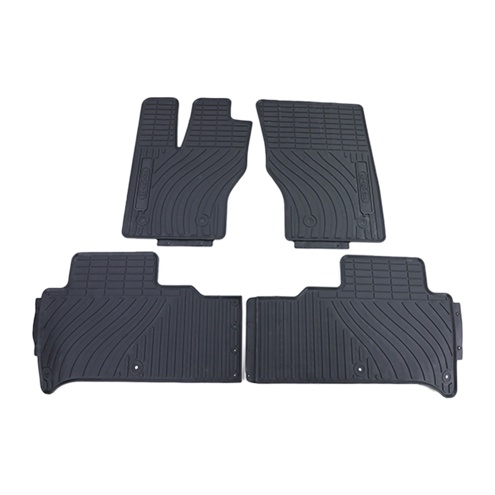 Rubberen Vloermatten - Land Rover Range Rover LW LG LS - Premium Kwaliteit - Zwart