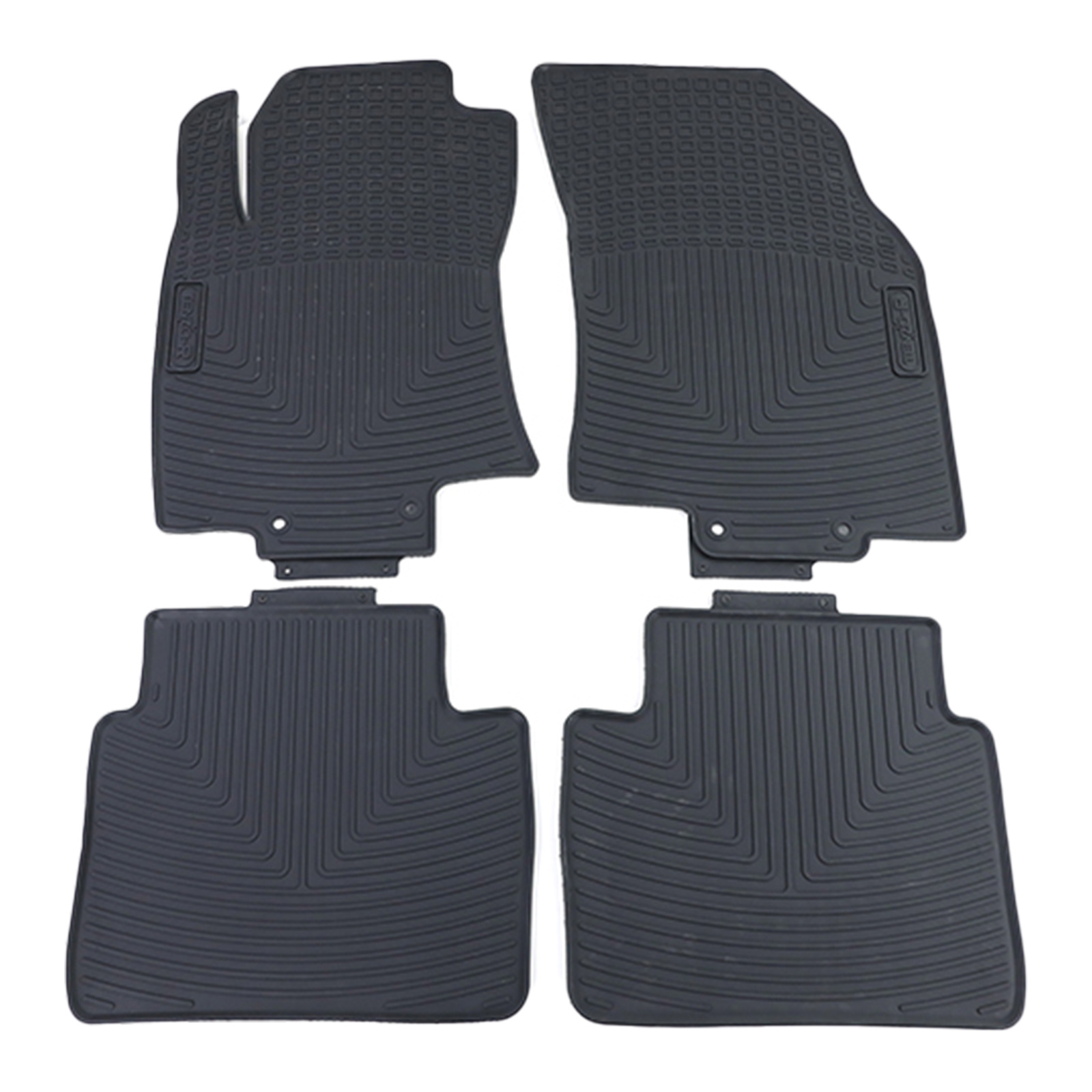 Rubberen vloermatten - Nissan X-Trail T32 - 4 stuks Zwart - Premium kwaliteit