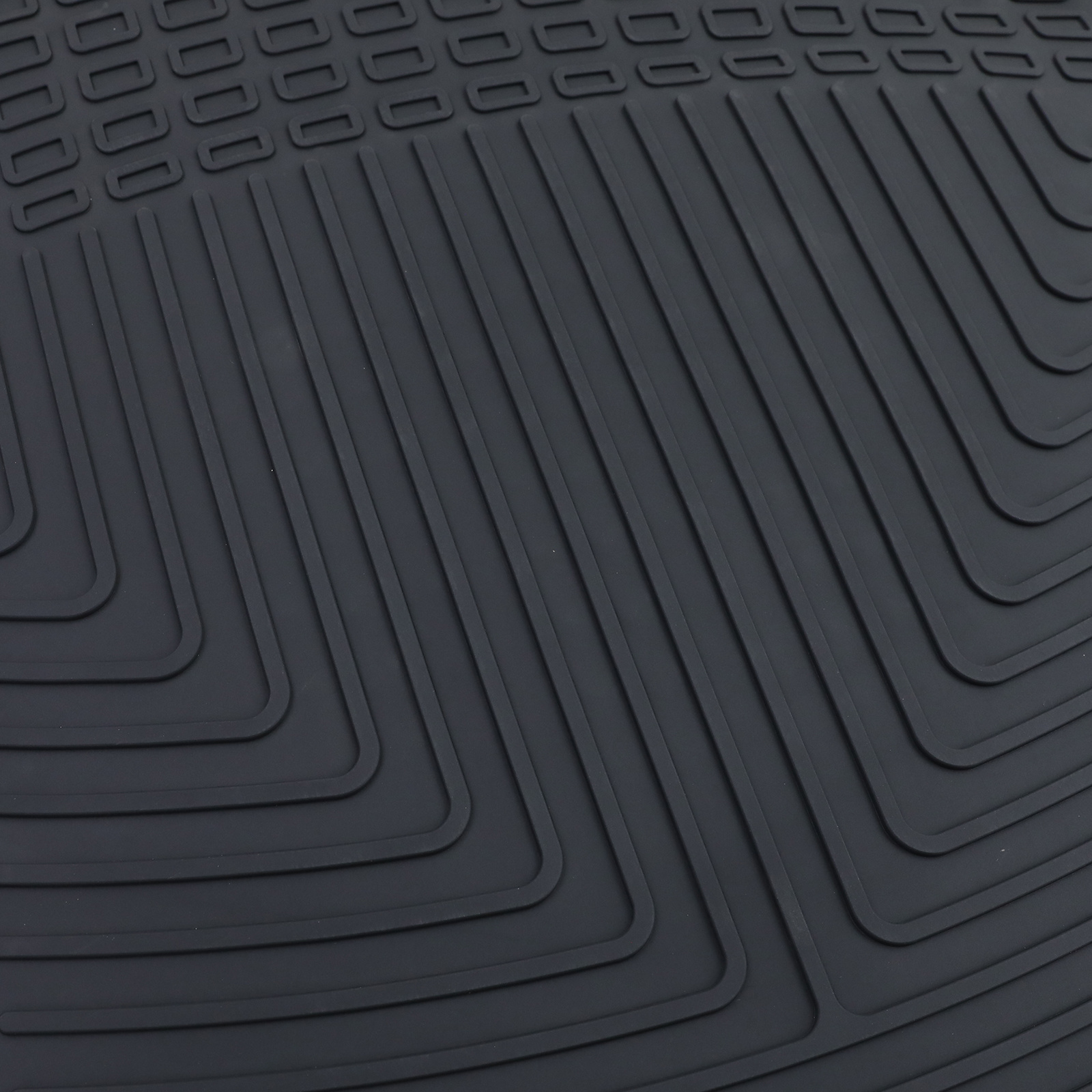 Rubberen vloermatten geschikt voor Nissan X-Trail T32 - 4 stuks Zwart - Premium kwaliteit