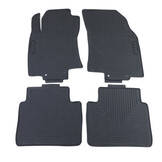 Rubberen vloermatten geschikt voor Nissan X-Trail T32 - 4 stuks Zwart - Premium kwaliteit