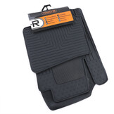 Rubberen vloermatten geschikt voor Kia Rio UB 11-16 - Zwart - 4 stuks