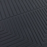 Rubberen vloermatten geschikt voor Kia Rio UB 11-16 - Zwart - 4 stuks