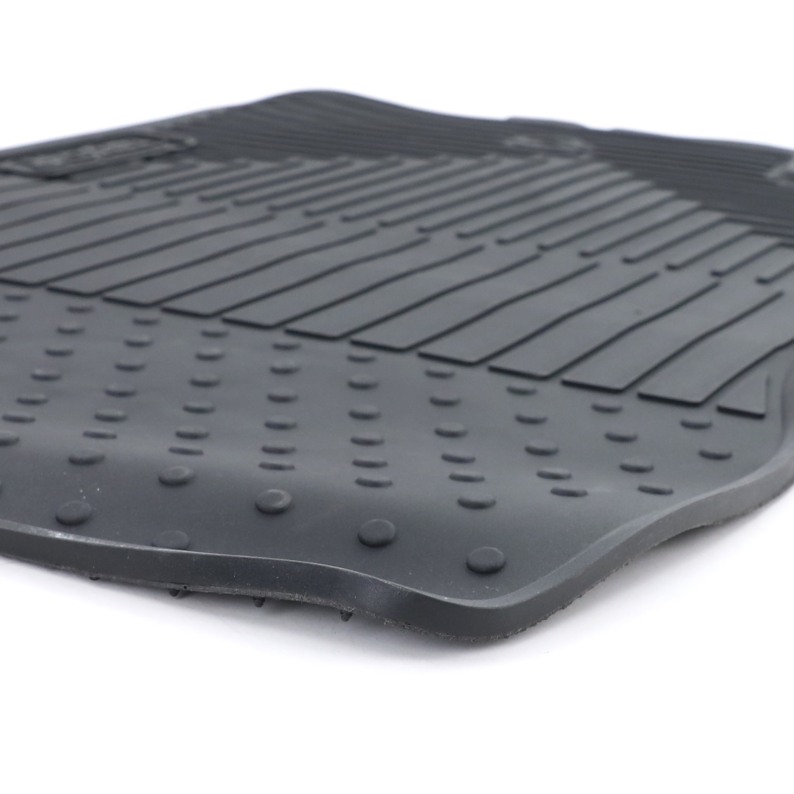 Rubberen vloermatten geschikt voor Kia Rio UB 11-16 - Zwart - 4 stuks