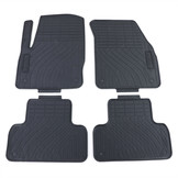 Rubberen vloermatten set - Land Rover Range Rover Evoque LV vanaf 2011 - Premium kwaliteit - Zwart