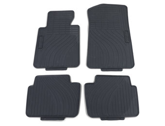 Rubberen vloermatten - BMW E46 Sedan Touring 98-05 - zwart - premium kwaliteit