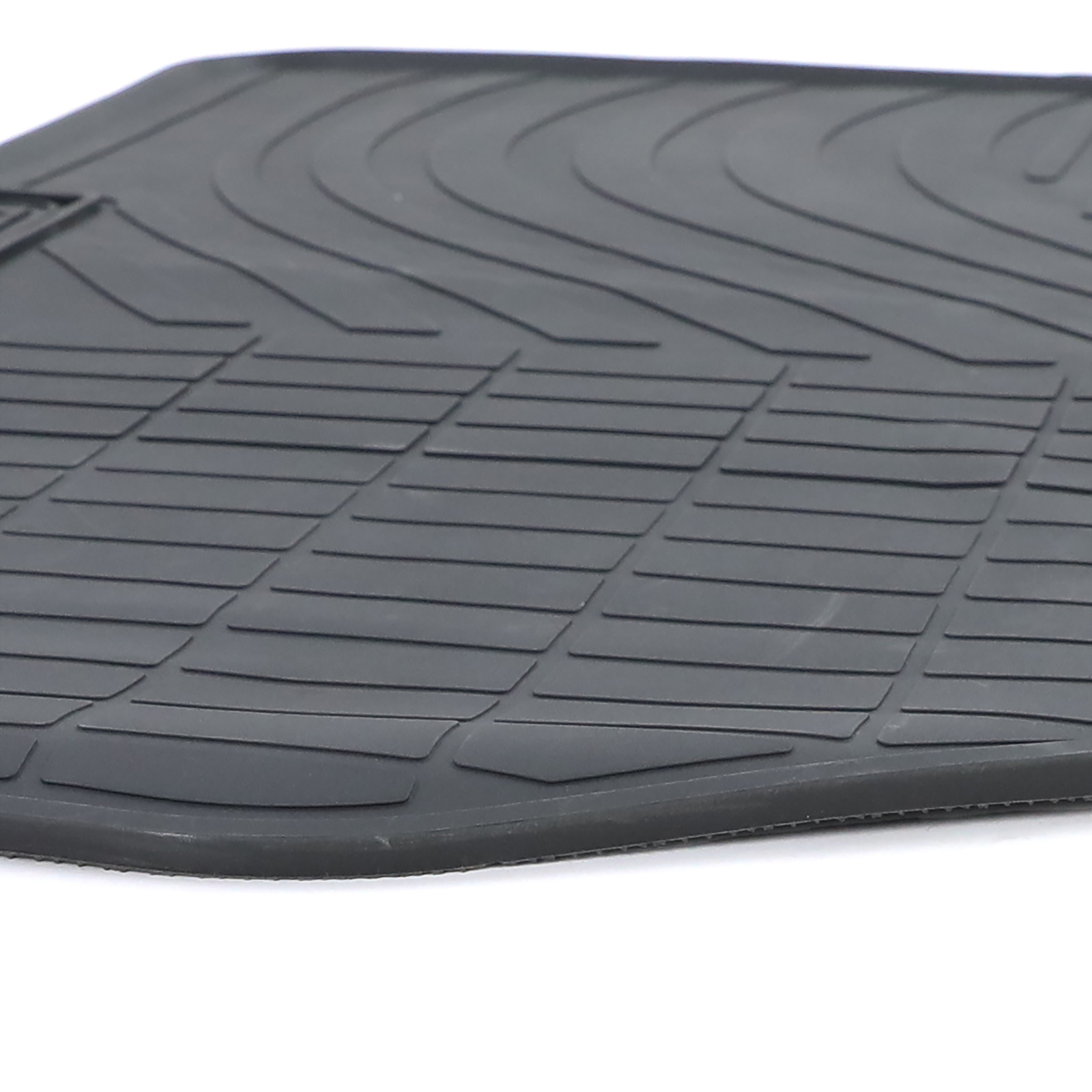 Rubberen vloermatten geschikt voor BMW E46 Sedan Touring 98-05 - zwart - premium kwaliteit