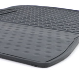 Rubberen vloermatten geschikt voor VW Caddy vanaf 2015 - zwart - set van 4