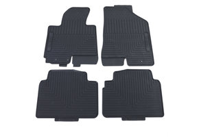 Premium rubber vloermatten geschikt voor Kia Sportage SL 10+ - Zwart - 4 stuks