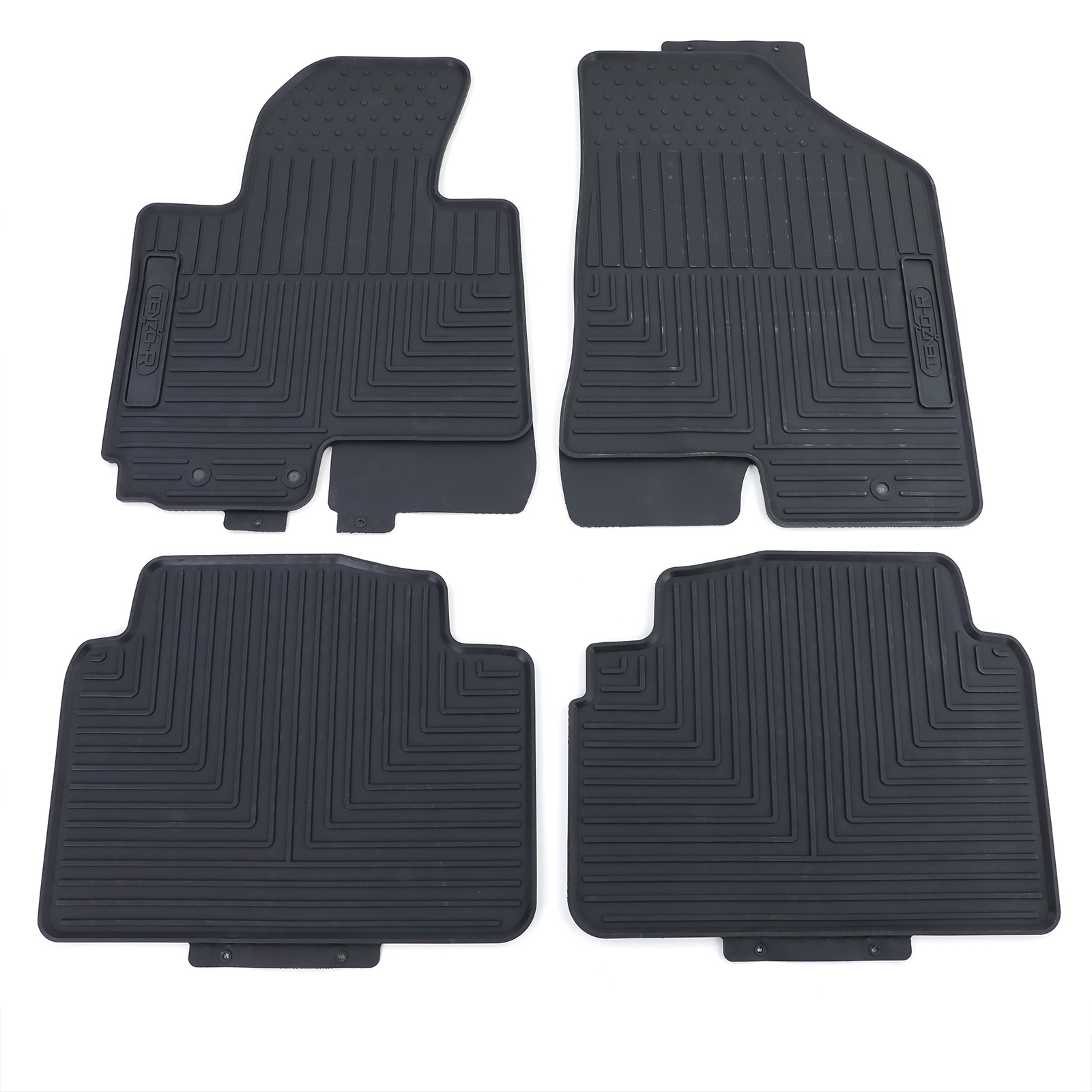 Premium rubber vloermatten - Kia Sportage SL 10+ - Zwart - 4 stuks