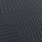 Premium rubber vloermatten geschikt voor Kia Sportage SL 10+ - Zwart - 4 stuks