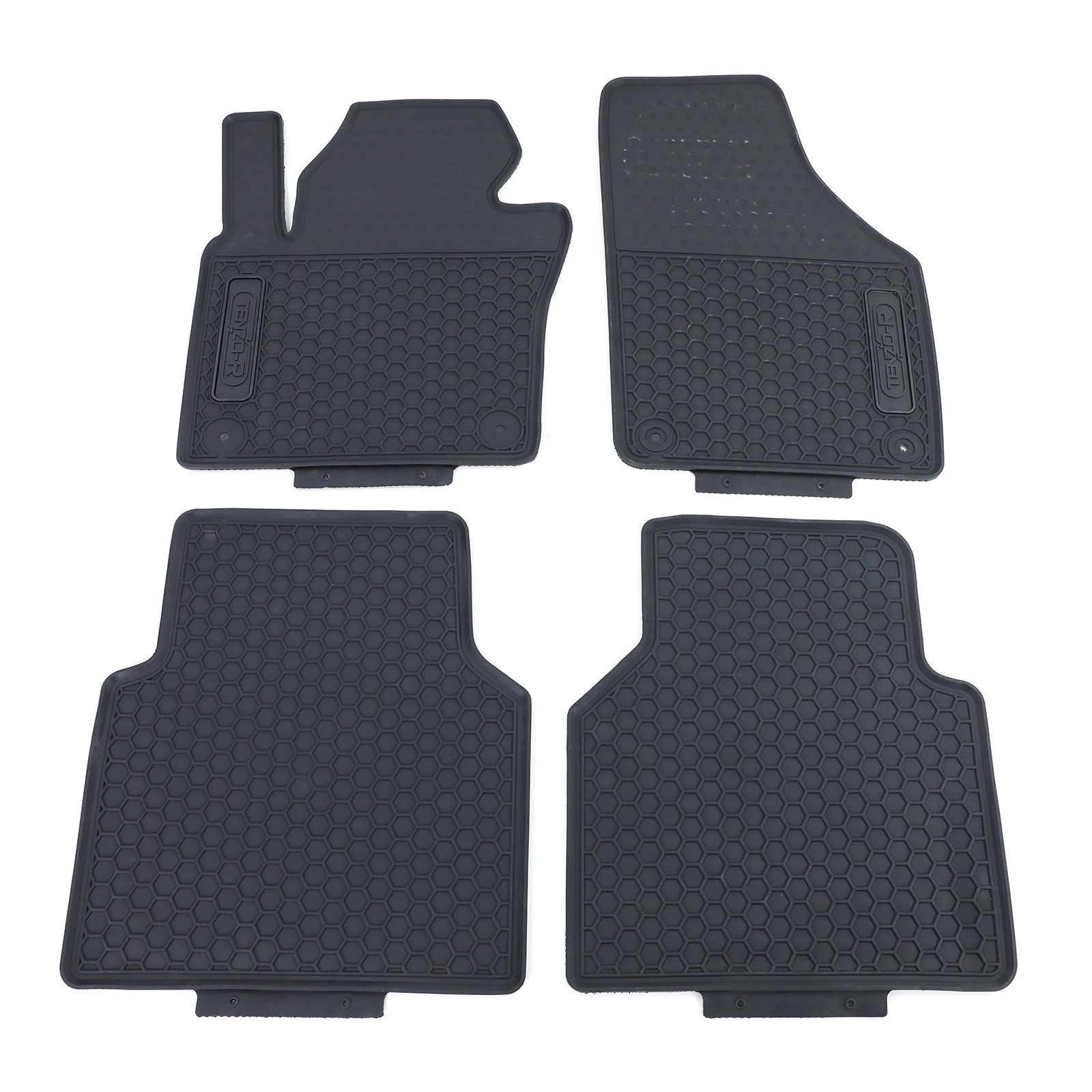 Rubberen vloermatten - VW Tiguan 5N 07-18 - Premium kwaliteit - Zwart