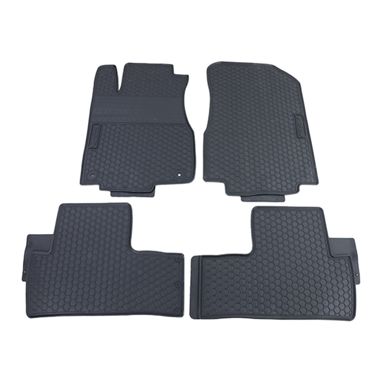 Rubberen vloermatten - Honda CR-V 4 RE RM - zwart - 4 stuks