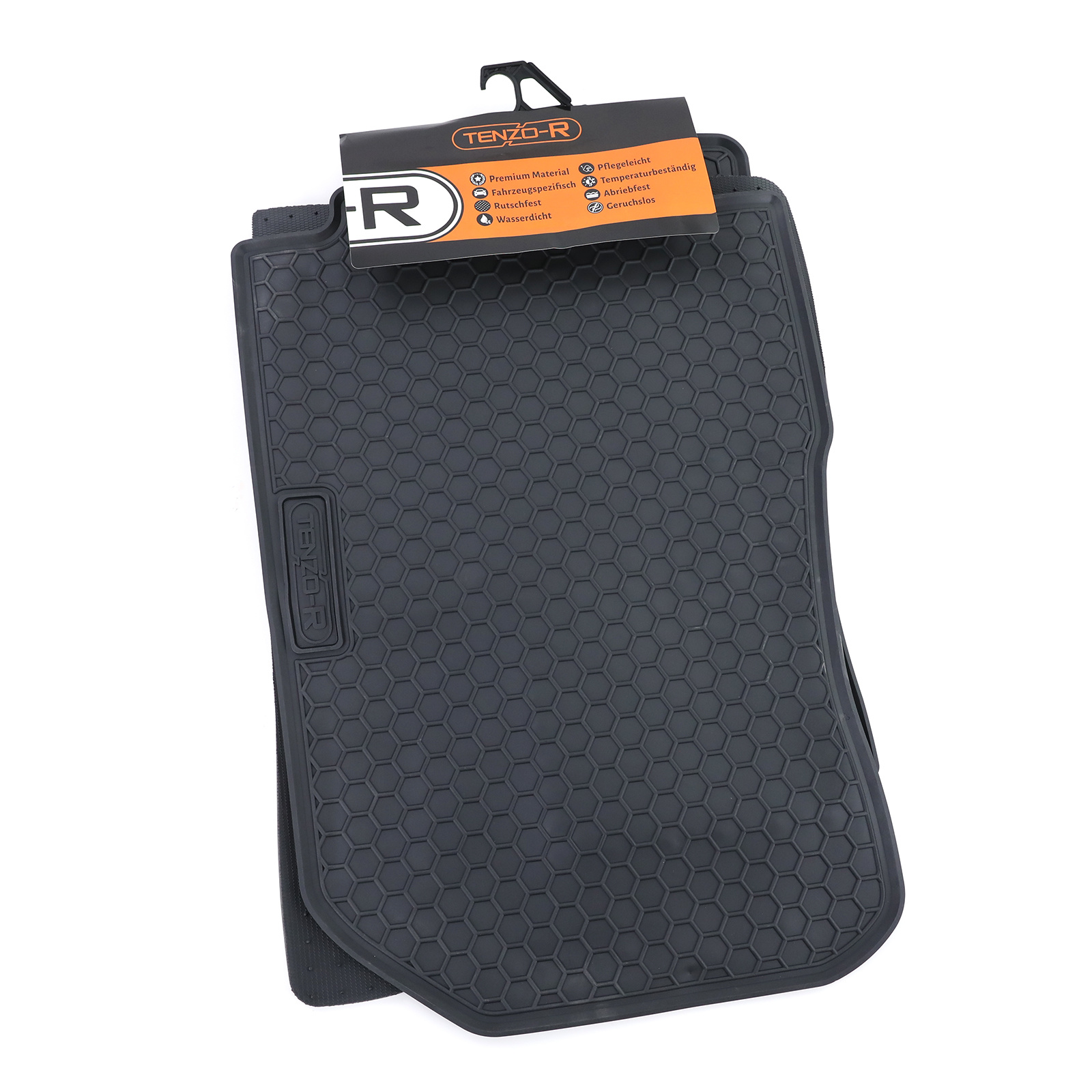 Rubberen vloermatten geschikt voor Honda CR-V 4 RE RM - zwart - 4 stuks