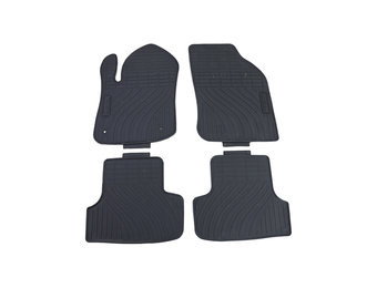 Rubberen vloermatten - Peugeot 208 12-19 - Set van 4 - Zwart