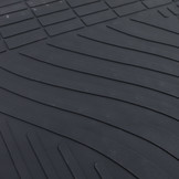 Rubberen vloermatten geschikt voor Peugeot 208 12-19 - Set van 4 - Zwart