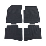 Rubberen vloermatten geschikt voor Hyundai i20 - Zwart - 4 stuks