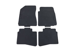 Rubberen vloermatten geschikt voor Hyundai i20 - Zwart - 4 stuks