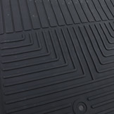 Rubberen vloermatten geschikt voor Hyundai i20 - Zwart - 4 stuks
