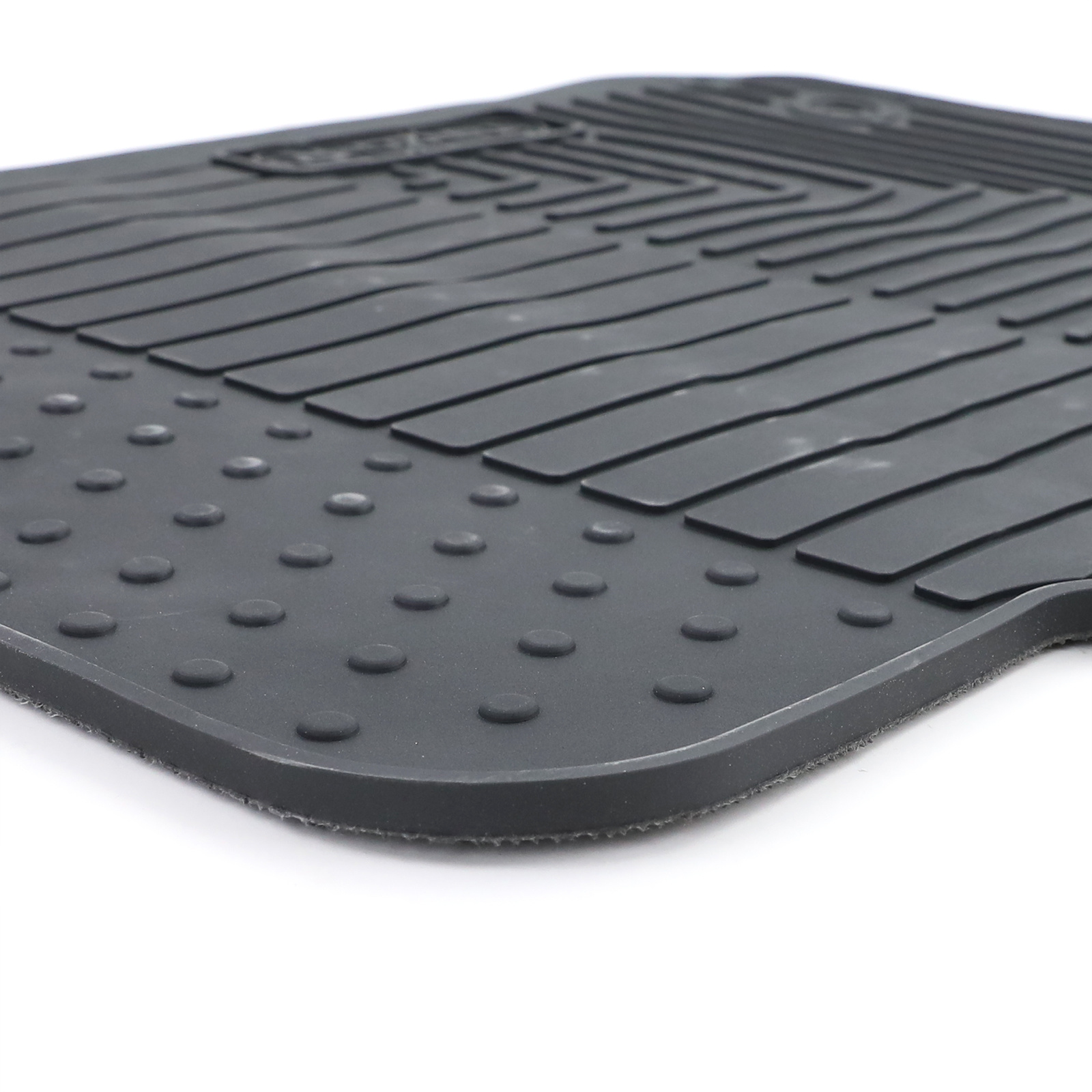 Rubberen vloermatten geschikt voor Hyundai i20 - Zwart - 4 stuks