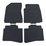 Rubberen vloermatten geschikt voor Hyundai i20 - Zwart - 4 stuks